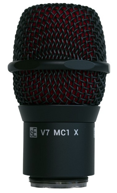 SE Electronics V7-MC1-X-BLACK V7 X Microphone Capsule for Shure Wireless, Black