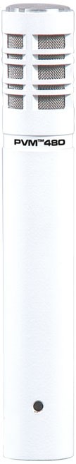 Peavey PVM 480 White Supercardioid Dynamic Directional Microphone XLR Mic