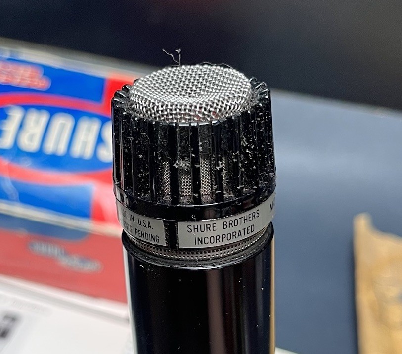 Vtg Shure 545 Unidyne III Microphone, MADE IN USA. Untested Box & Cables Extras