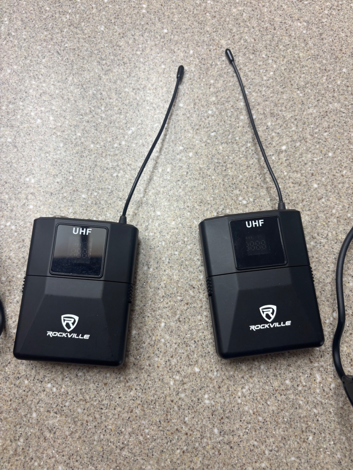 Rockville RWM1203VH Dual UHF Headset & Guitar Wireless Microphone System