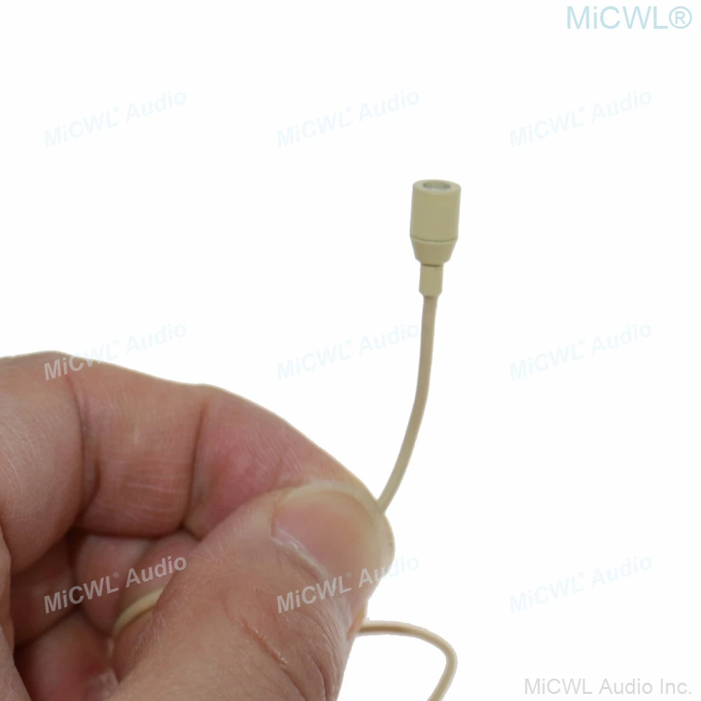 MiCWL Lapel Lavalier Clip Recording Microphone for Sennheiser Shure TA4F AKG