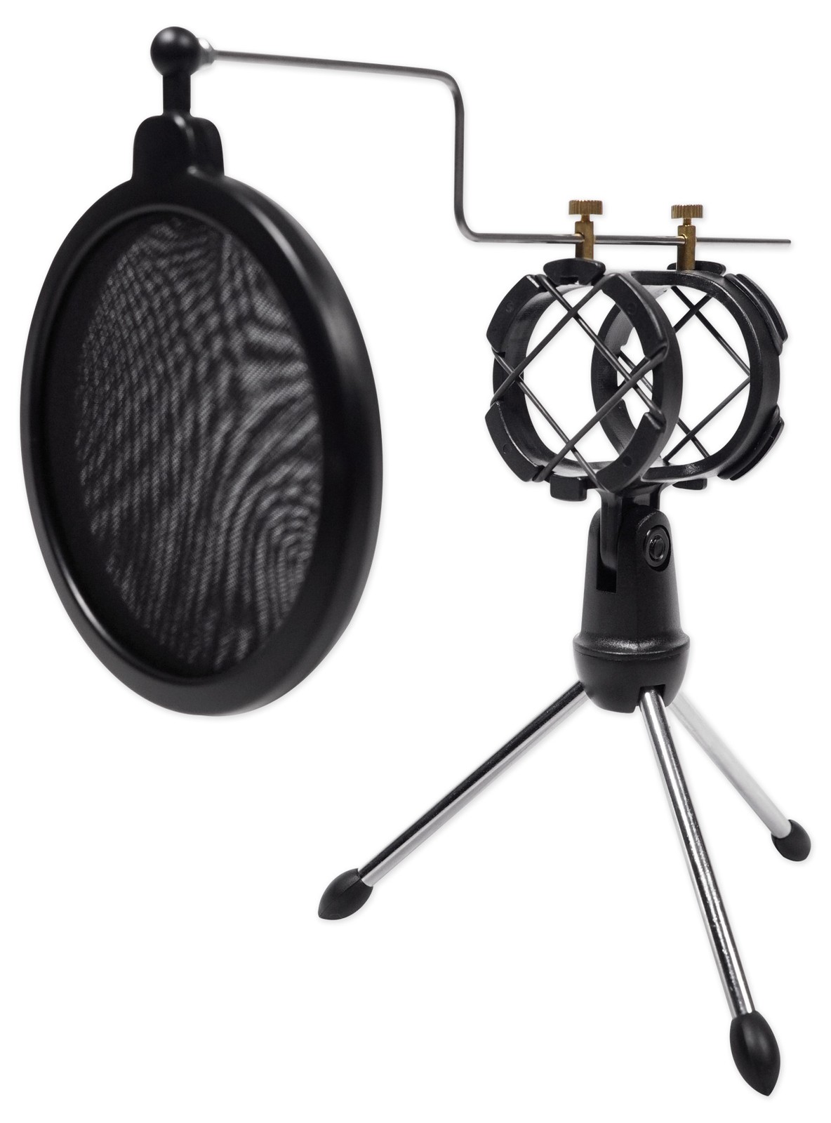 Mackie EM-89D Studio Recording Dynamic Microphone+Cable+Desk Stand+Pop Filter