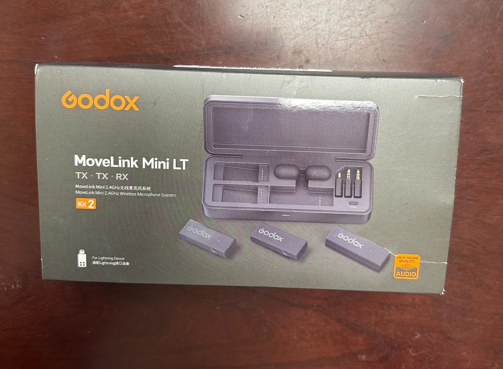 🔥Godox MoveLink Mini LT Kit2 Wireless Microphone for iphone, 100m/328ft Range🔥