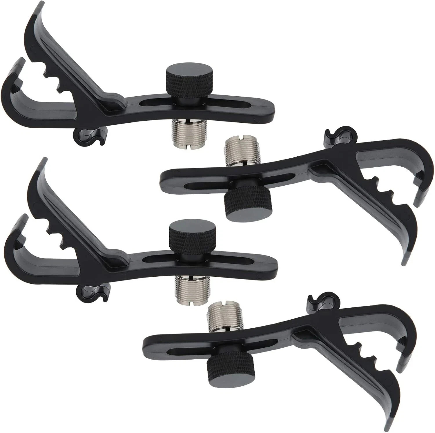 Drum Microphone Clips,4 Pcs Microphone Drum Mount Microphone Shockproof Clips Mi