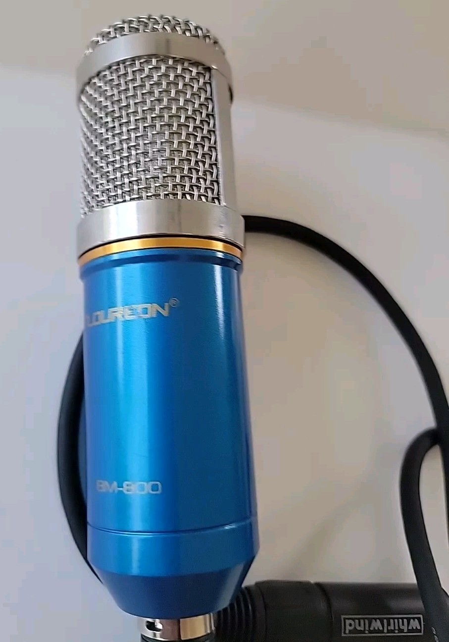 Floureon BM-800 Studio Condenser Broadcast Microphone with Cord