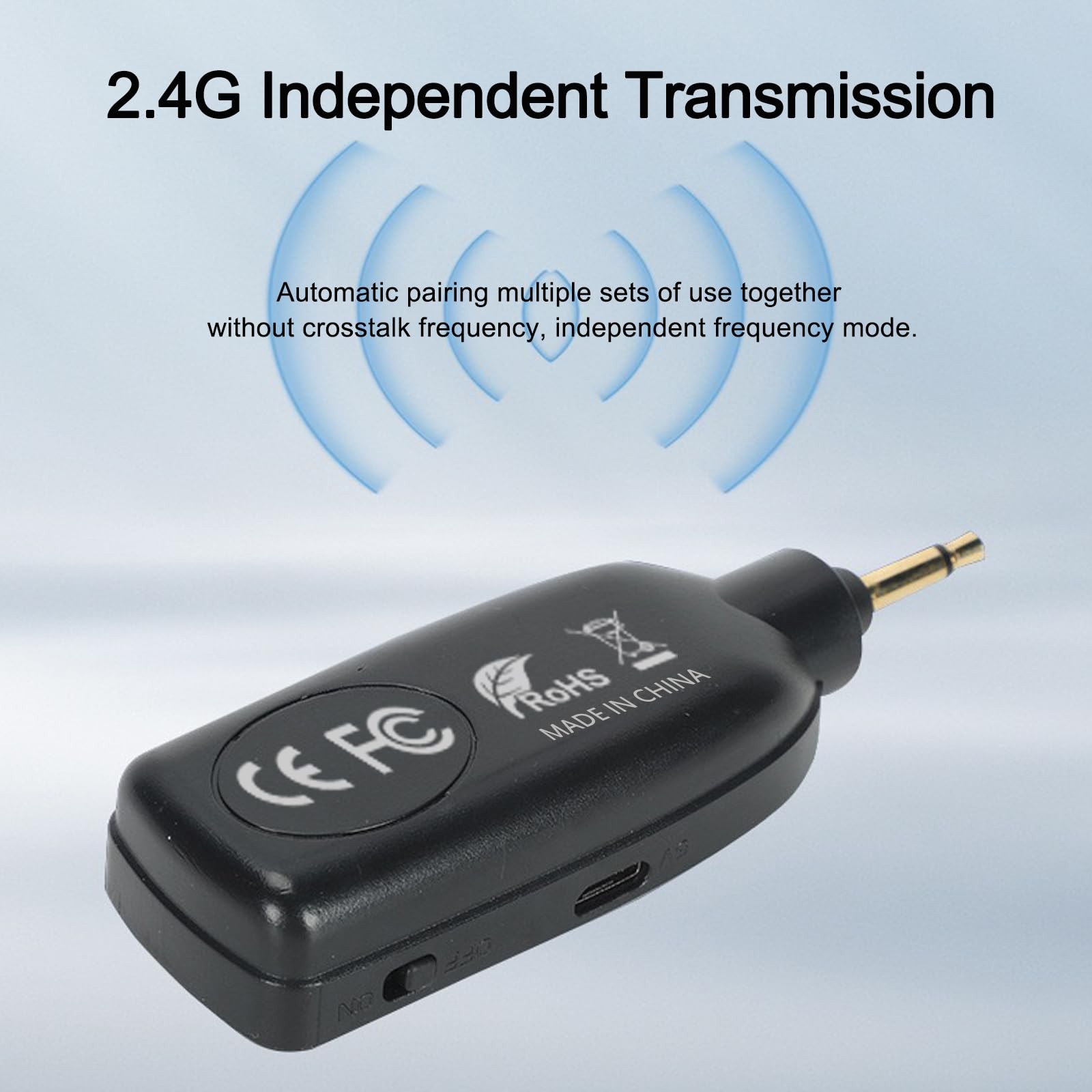 2.4G Dual Wireless Microphone Headset, UHF Wireless Headset Mic and Handheld …