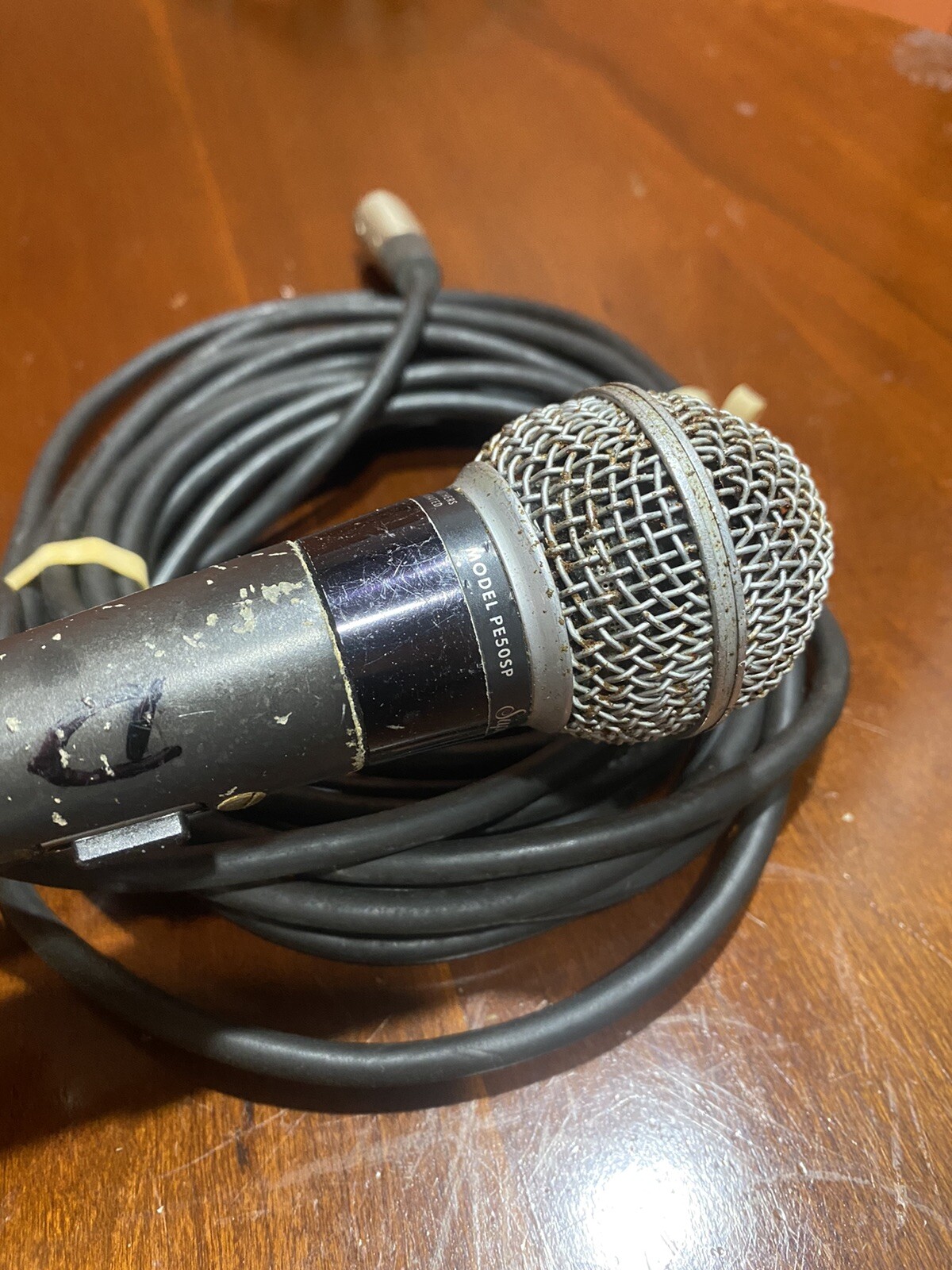 Shure PE50SP Unisphere 1 Super Pro Vintage Microphone Untested