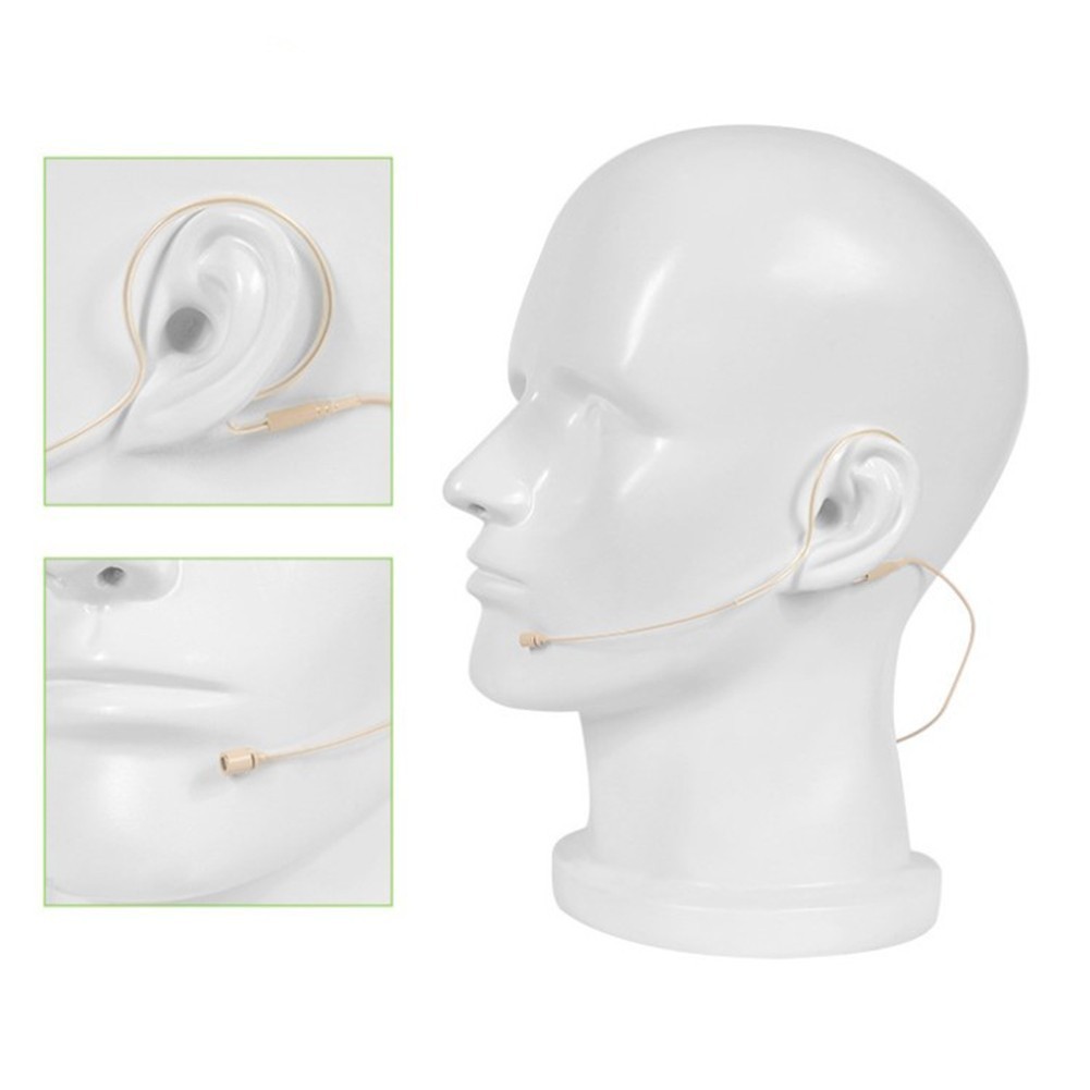 Top Sensitivity Headset Microphone Single-ear XLR 3 Pin 3.5mm Accessory