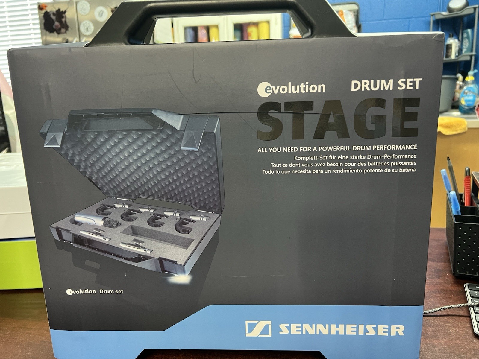 Sennheiser Evolution Stage Drum Mic Kit: 8x e604, 2x e614, e602-II + Case