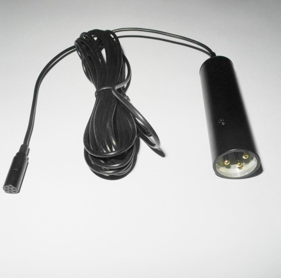 48 Volt Phantom Power Cannon XLR 3 Pin Miniature Tie Clip Microphones Mic