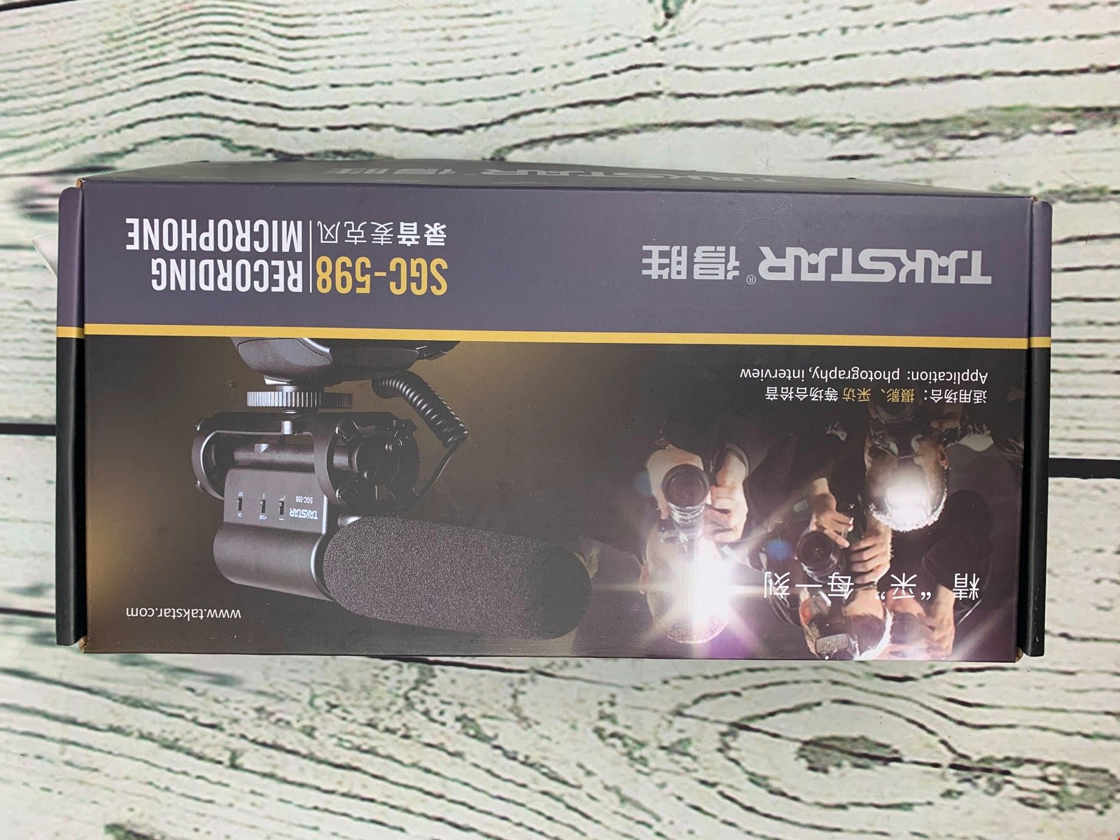 TAKSTAR SGC598 Interview Microphone for Nikon Canon Camera DV Camcorder