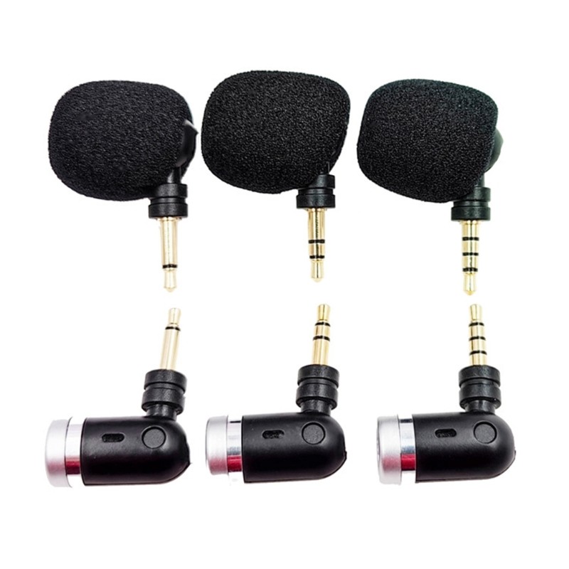 Mini Portable Microphone Jack 3.5mm Aux Mono / Stereo / 4 Pole Karaoke Mic