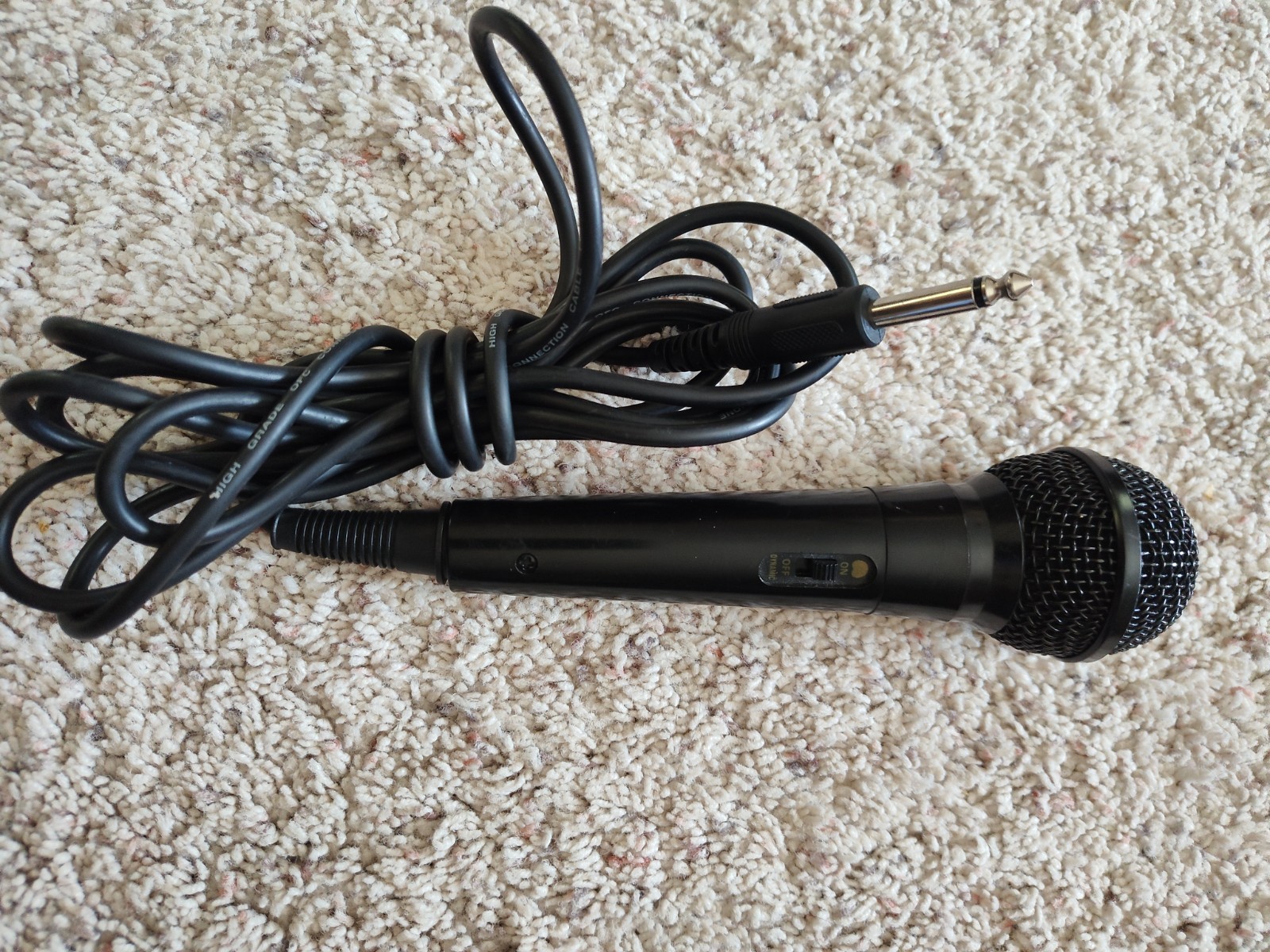 Corded Microphones Memorex 10 Ft Cord 1/4″ Plug Stage Performance
