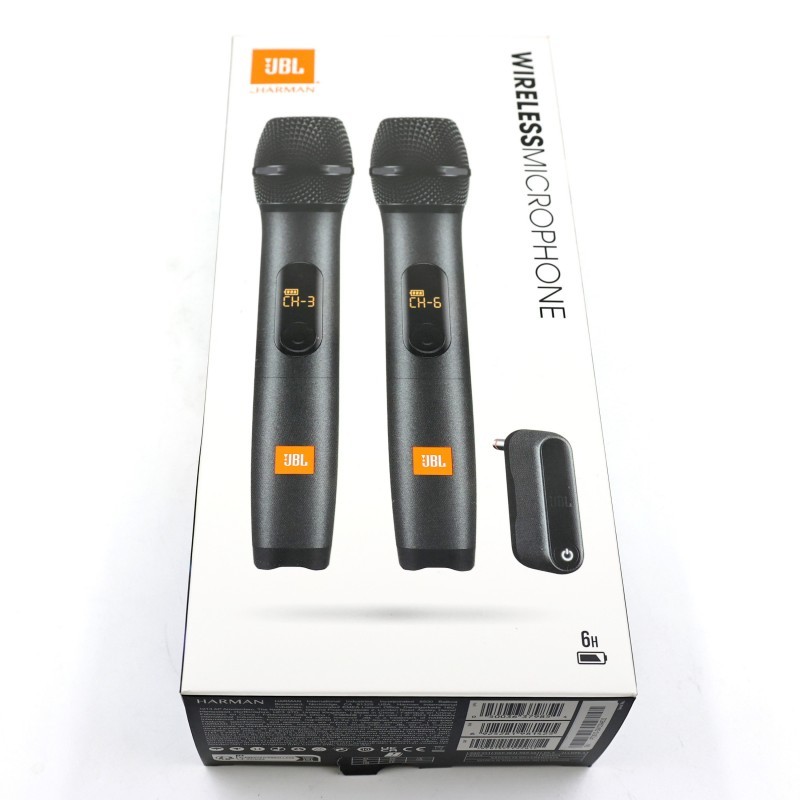 JBL WIRELESSMICAM 2 Wireless Dynamic Microphones with Receiver US New