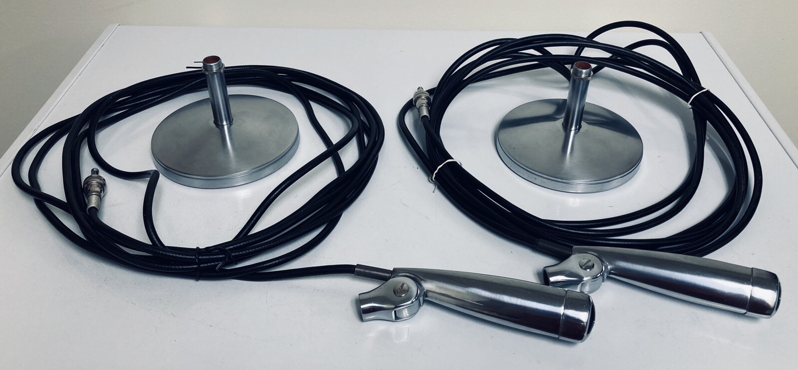 Knight Electro-Voice 926 Crystal Microphones And E-V 423A Stands ( SET OF 2 )