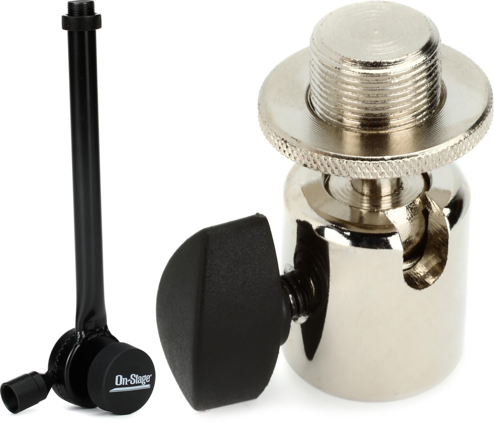 On-Stage MM01 Ball Joint Mic Adapter + On-Stage TMP-MSA-9502 Value Bundle