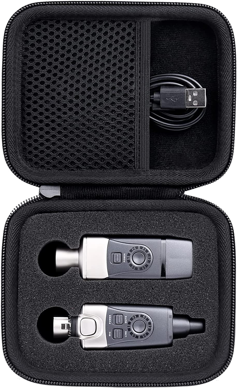 Co2Crea Hard Case Compatible with Xvive U3 U3C Wireless Microphone System XLR