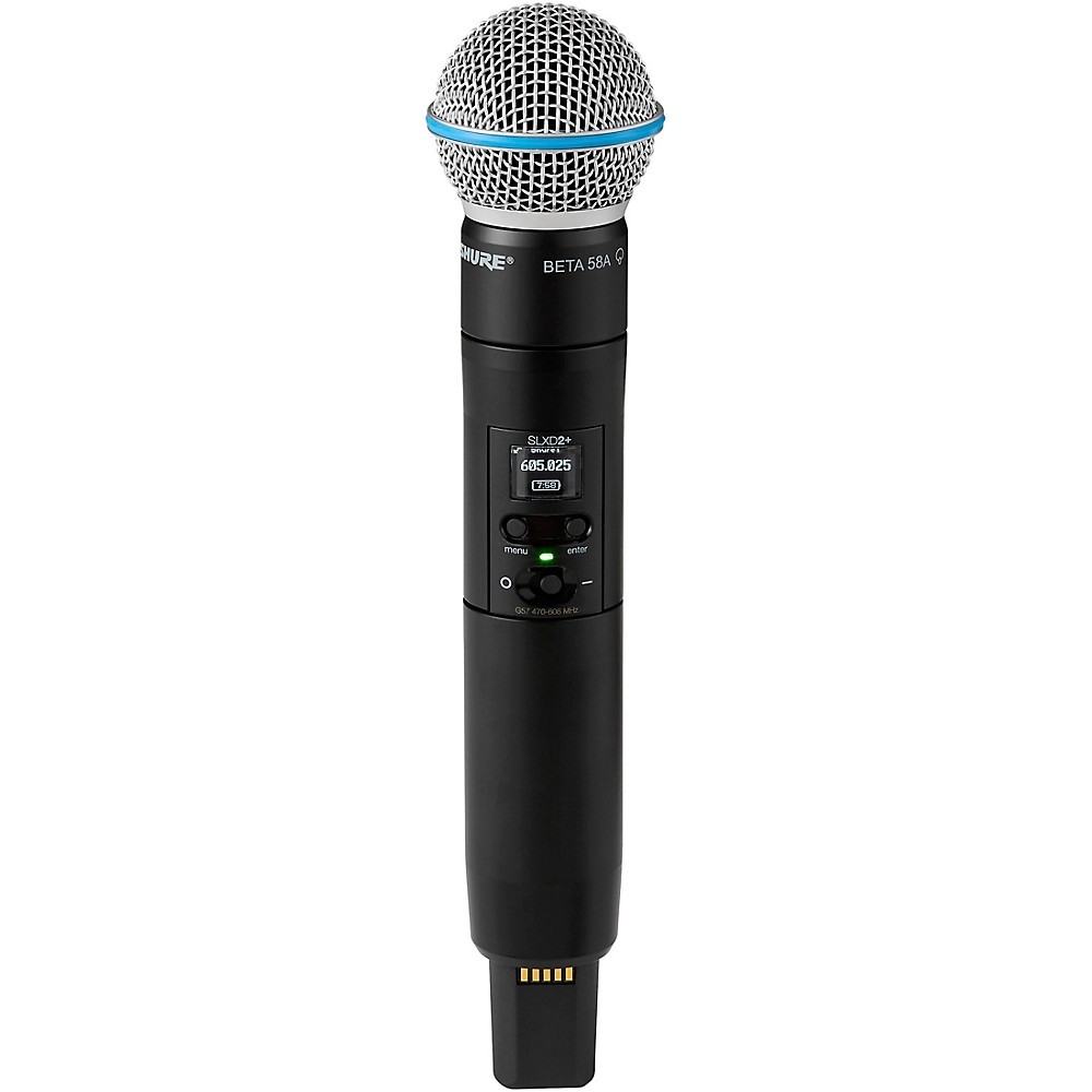Shure SLXD2+ B58 Wireless Handheld Microphone Transmitter – Band G57