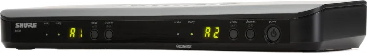 Shure BLX288/PG58 Dual Channel Wireless Handheld Microphone System – H10 Band