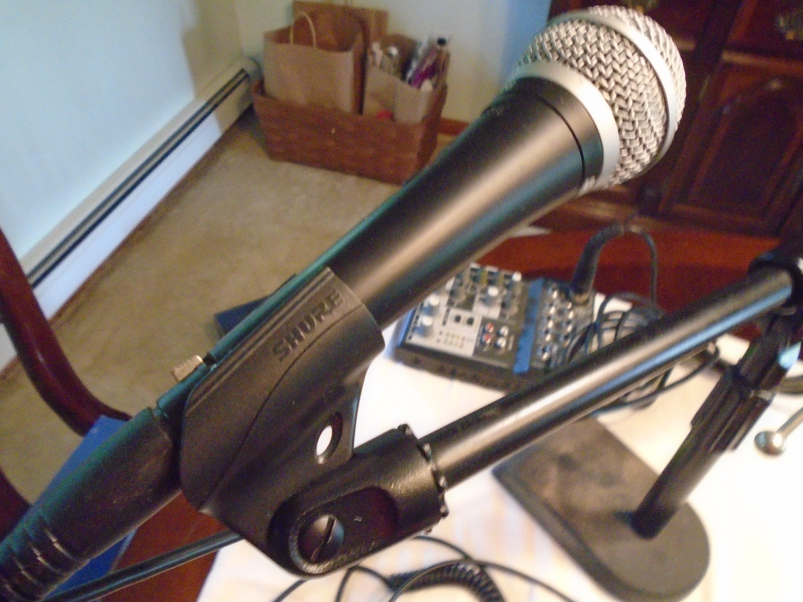 Complete Professional Audio Setup (Mixer, Headphones, and Microphone)