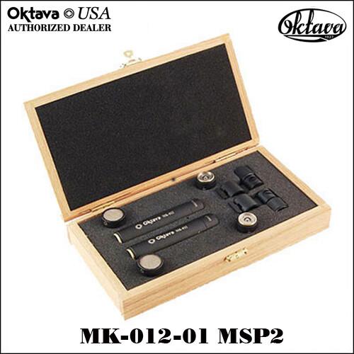 Oktava – MK-012-01 MSP2 – Black – Factory Matched – New – Wood Jewelers Box