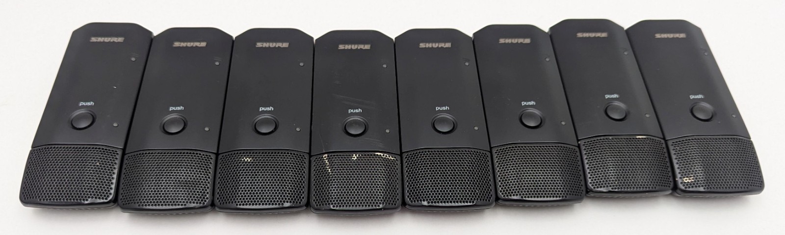 Shure MXWNCS8 8-Port Network Station Dock + 8x MXW6/C Z10 Wireless Transmitters