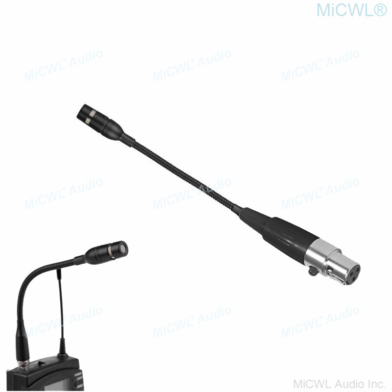 Instrument Interview Microphone For AKG Samson Wireless Belt Pack MiniTA3F Plug