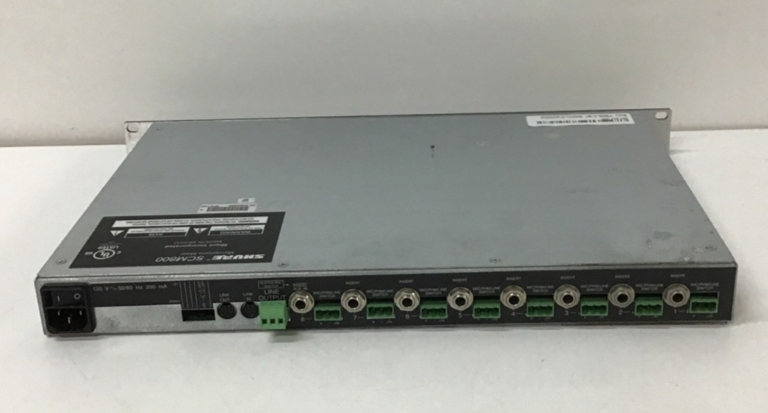 Shure SCM800 Eight Channel Microphone Mixer 2G
