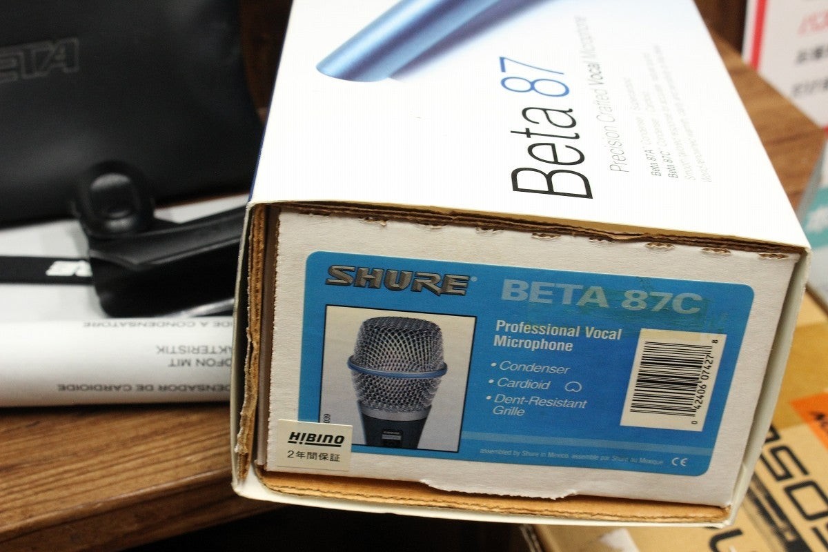 SHURE BETA87C Vocal Microphone Used