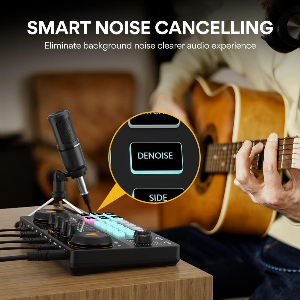 Versatile Podcast Production Studio & Mixer – Perfect for Live Streaming & DJing
