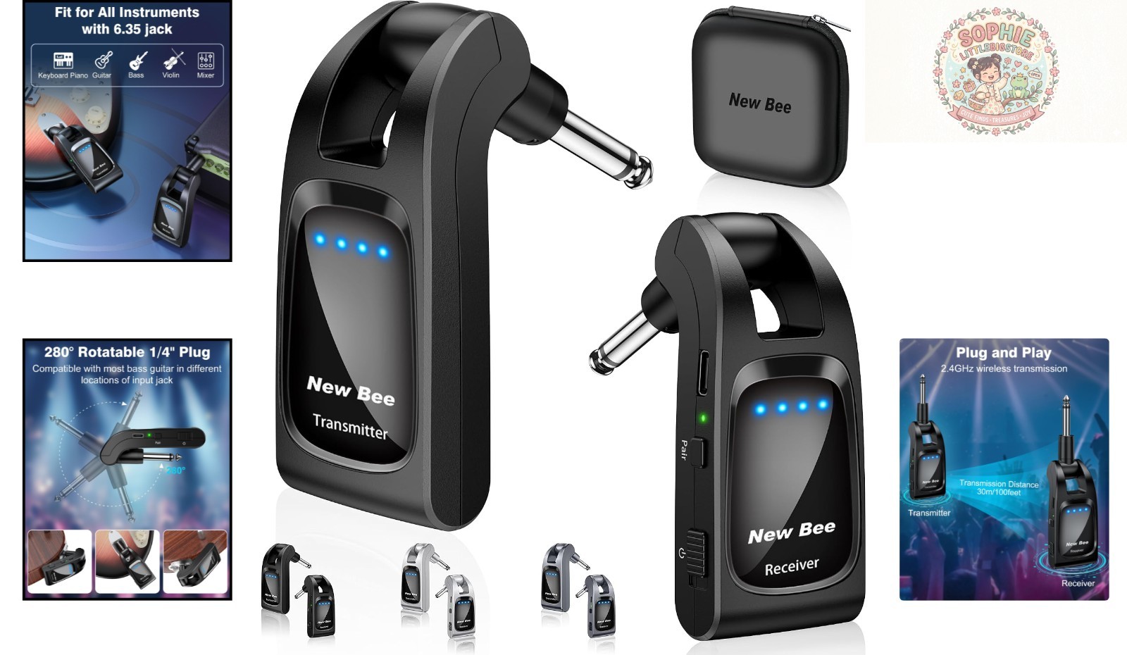 Wireless Guitar Setup: 24Bit/48KHz Audio for Professional Performances