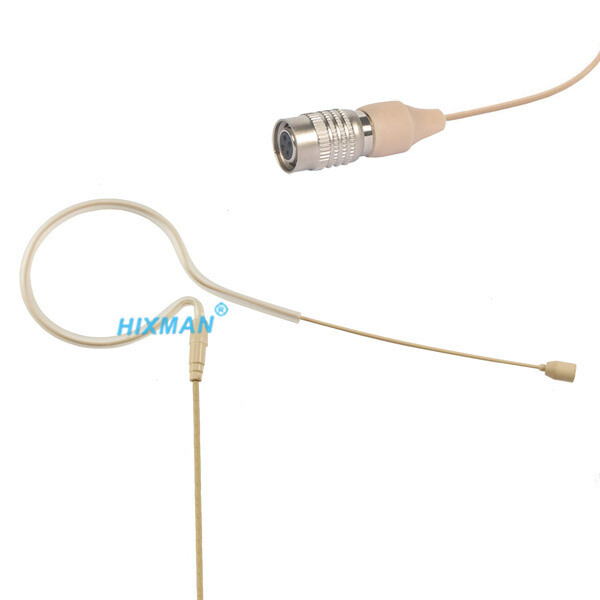 HIXMAN EM1 Earset Single Ear Mic For Audio Technica Wireless Hirose 4P cW-style