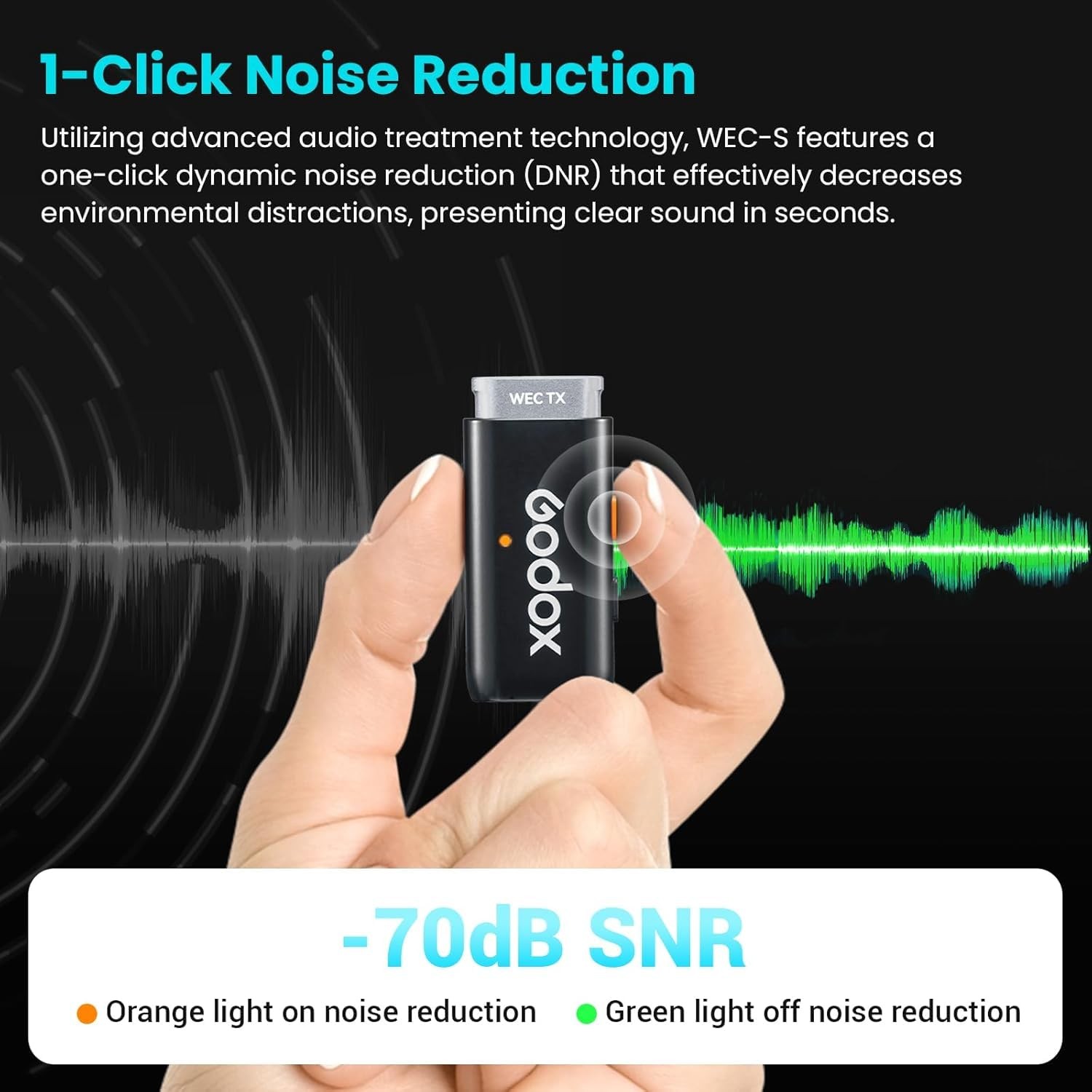 GODOX WEC-S Kit2 Wireless Mic System for Sony
