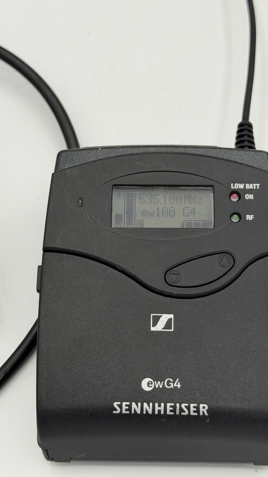 Sennheiser EK 100 G4 A Band 516-558 MHz Receiver + XLR & 3.5mm Cables – Tested