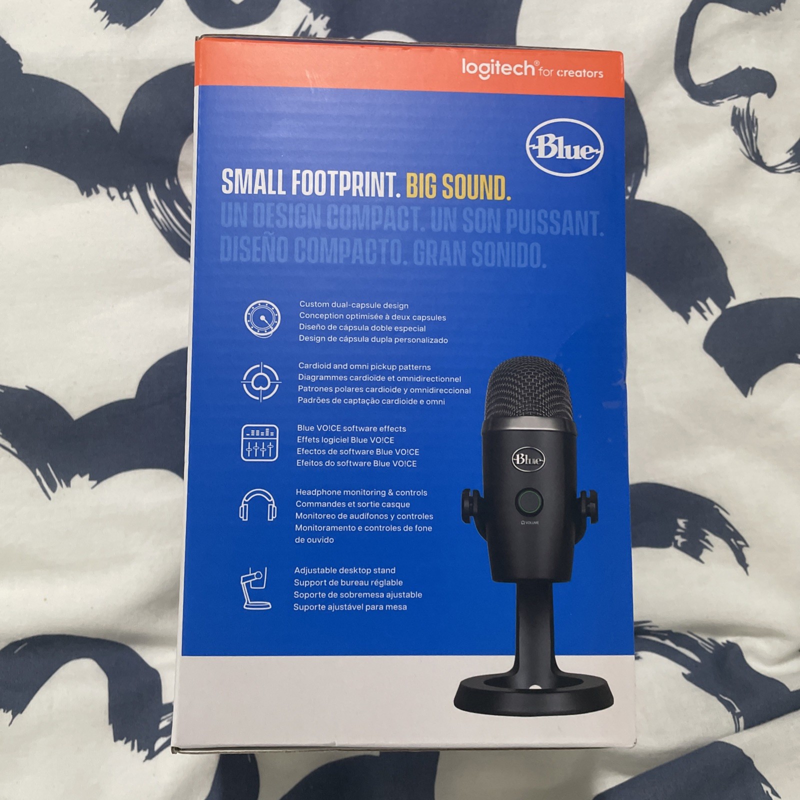 Blue Yeti Nano Premium USB Microphone 988-000400 Logitech Dual Pattern