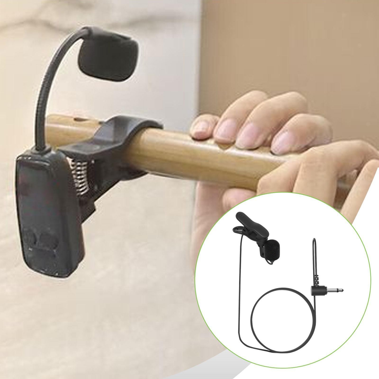 Wired Microphone for Wind Instruments Flexible Accessory for Chinese Instruments