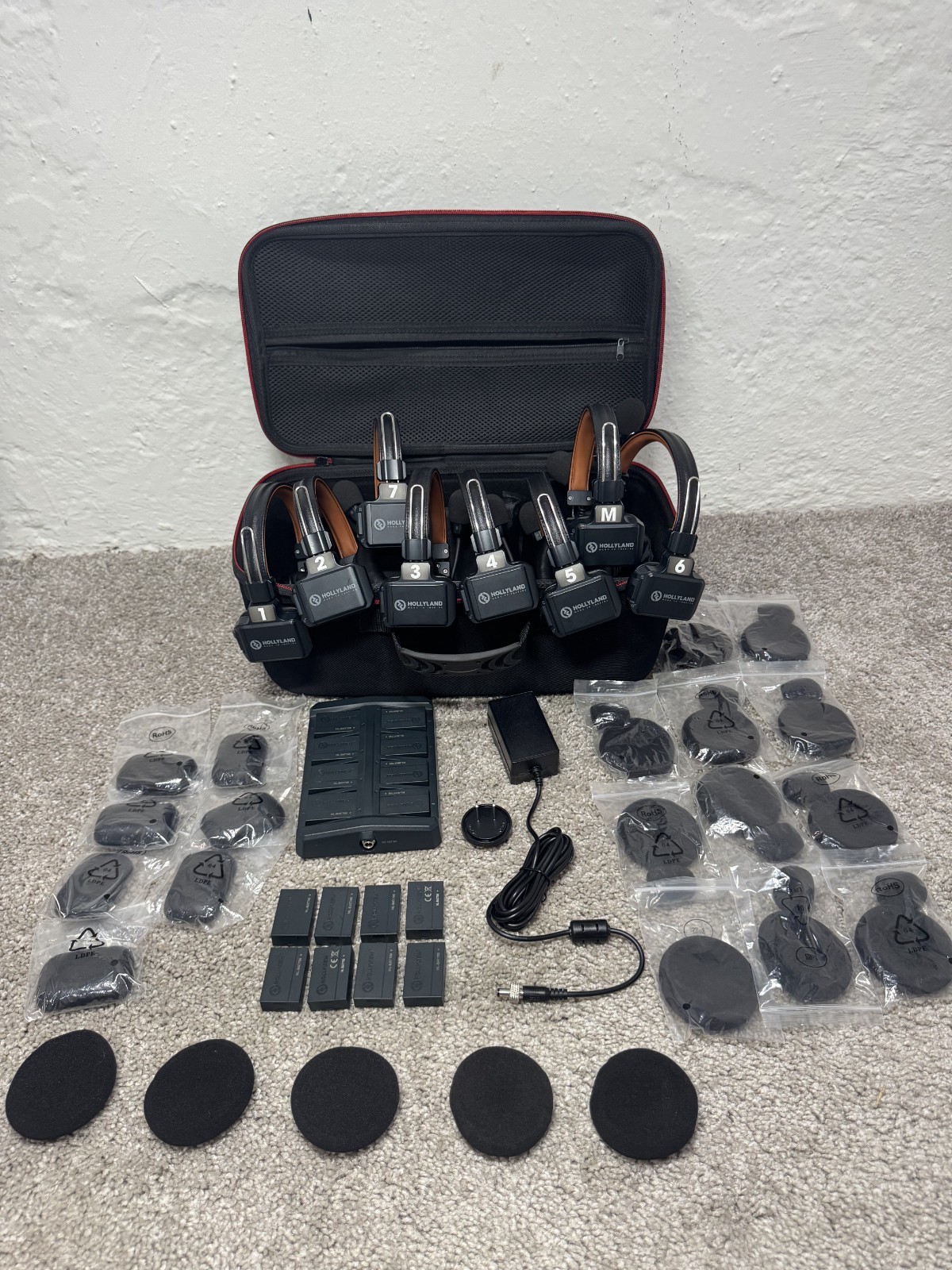 Hollyland Solidcom C1 Pro-8S Full-Duplex ENC Wireless Intercom 8-Headset System