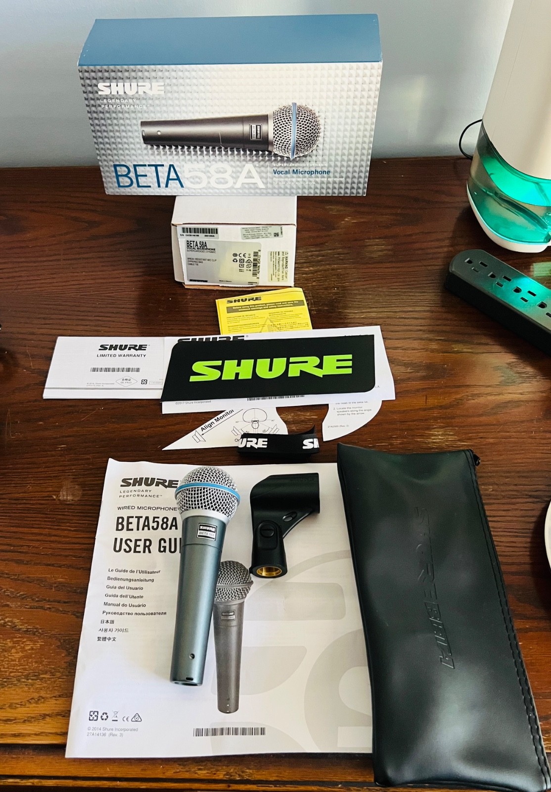 Shure Beta 58A Dynamic Microphone – New, Free Shipping guaranteed GENUINE