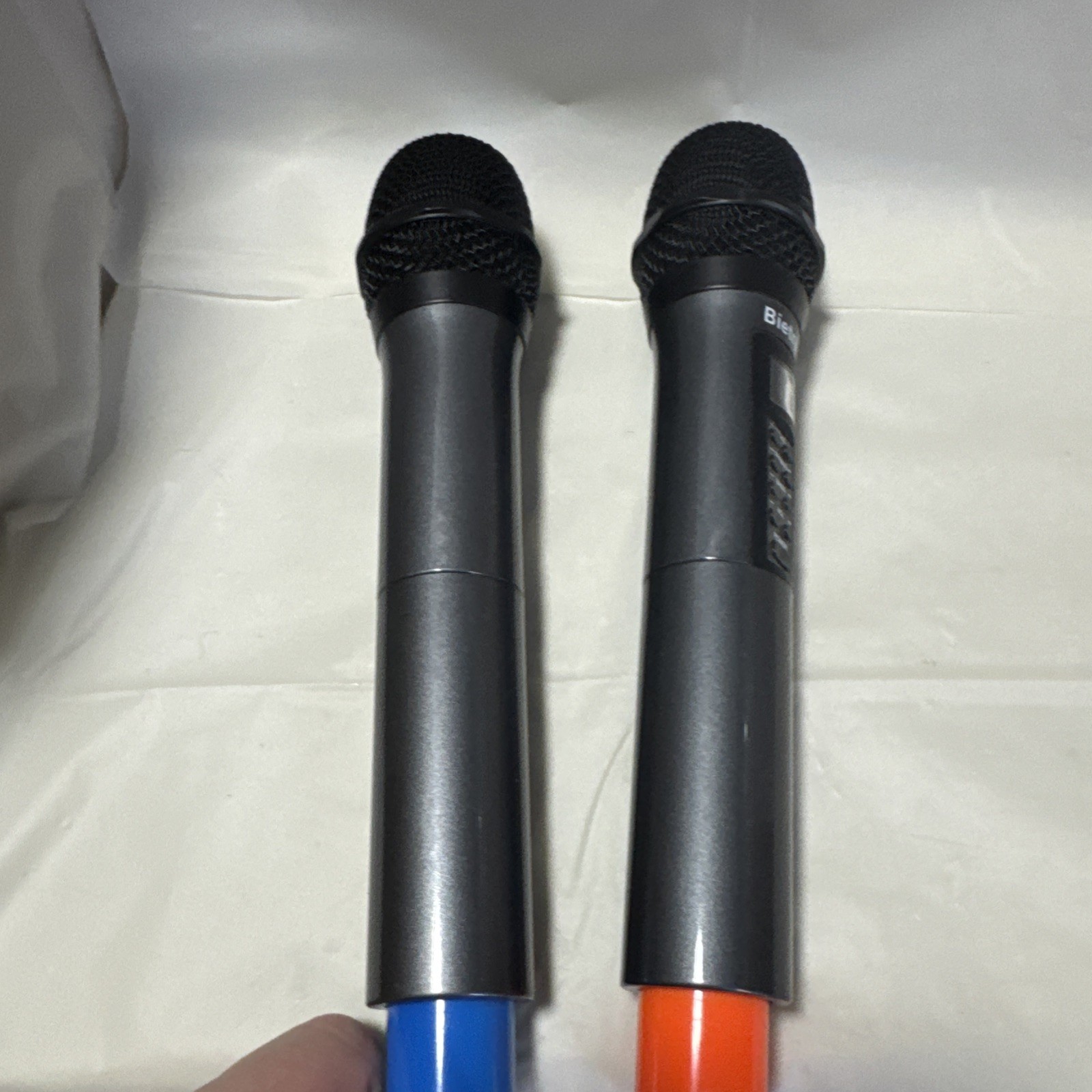 Bietrun Wireless Handheld Microphones Black and Gray (Microphones ONLY)