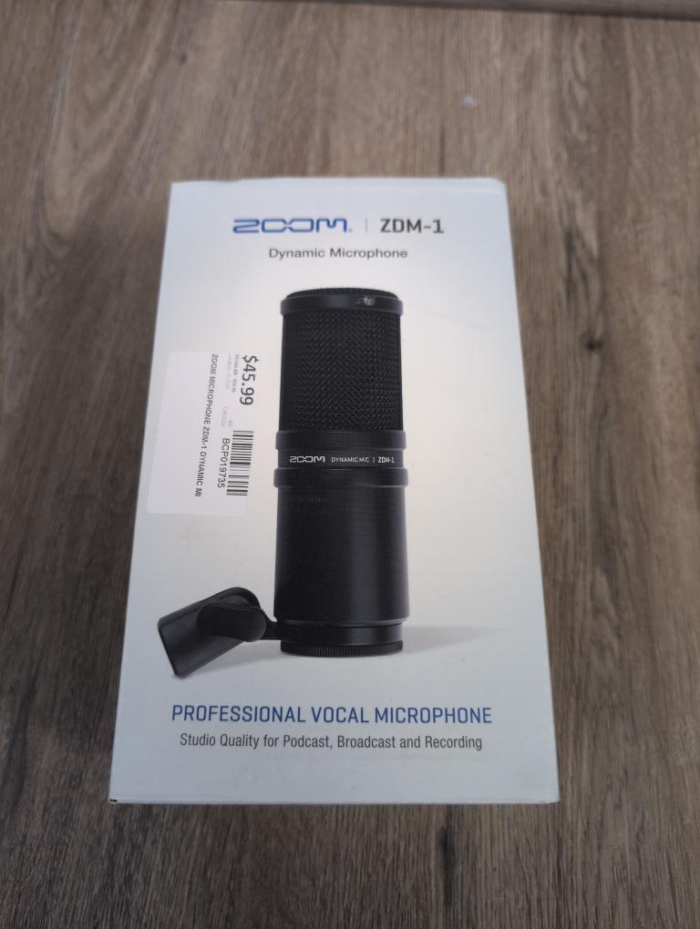 ZOOM ZDM-1 DYNAMIC MICROPHONE (BCP019735)