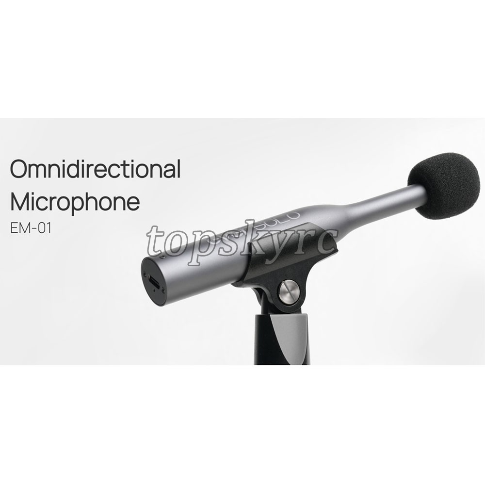 EVERSOLO EM-01 USB Acoustic Measurement Omnidirectional Microphone w/Calibration