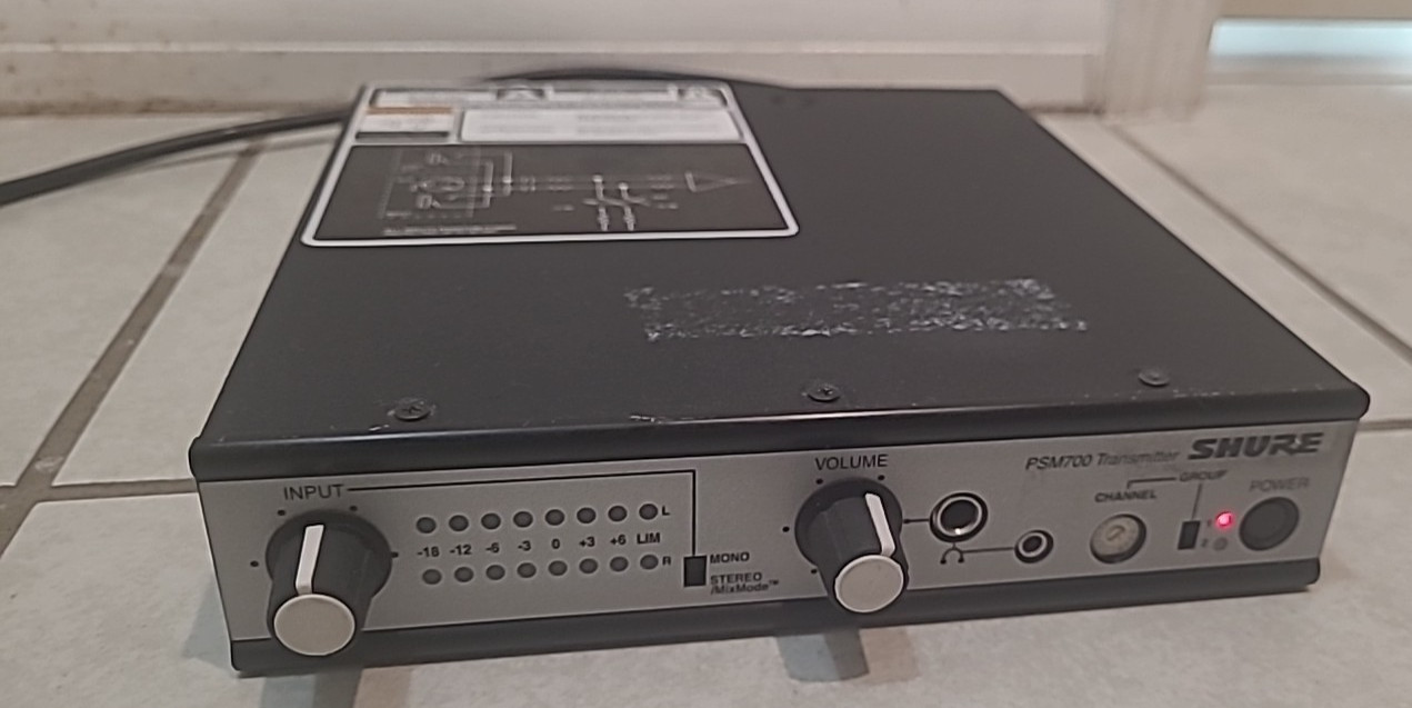 SHURE PSM700 TRANSMITTER P6T-HC.