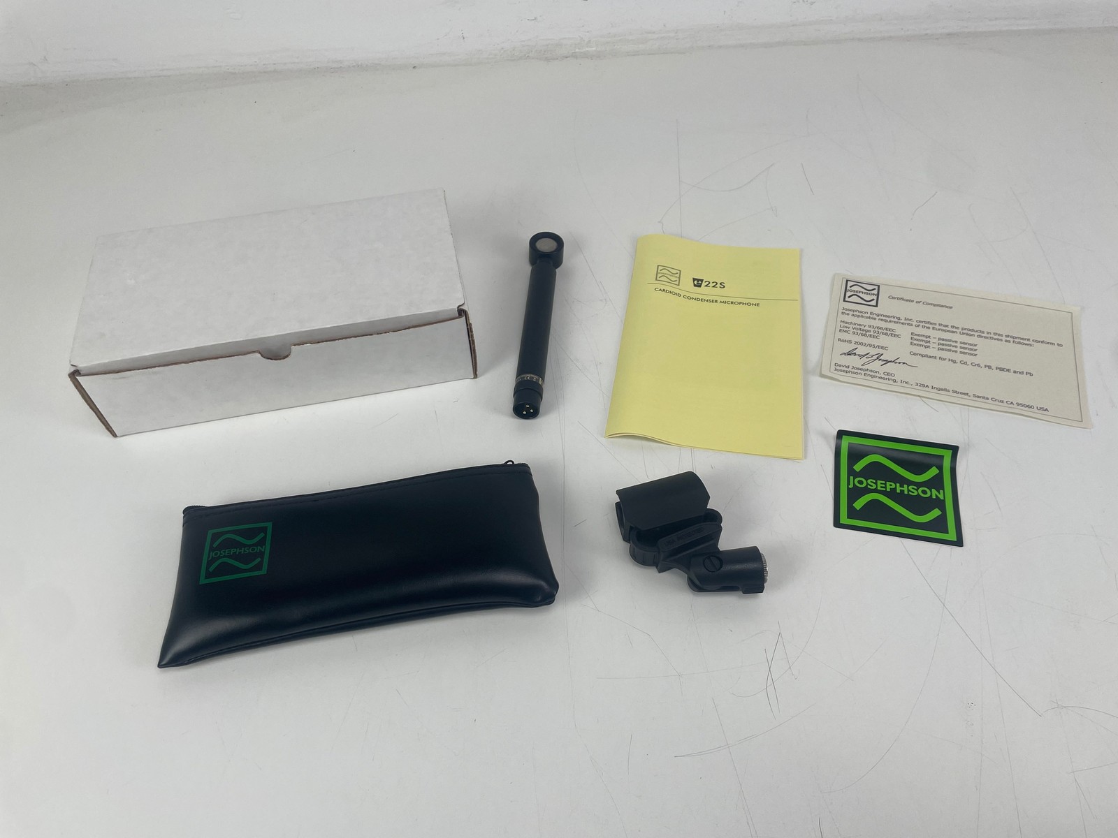 Josephson – e22s – Side-Adress Microphone – By: Steve Albini – Mint – 1st