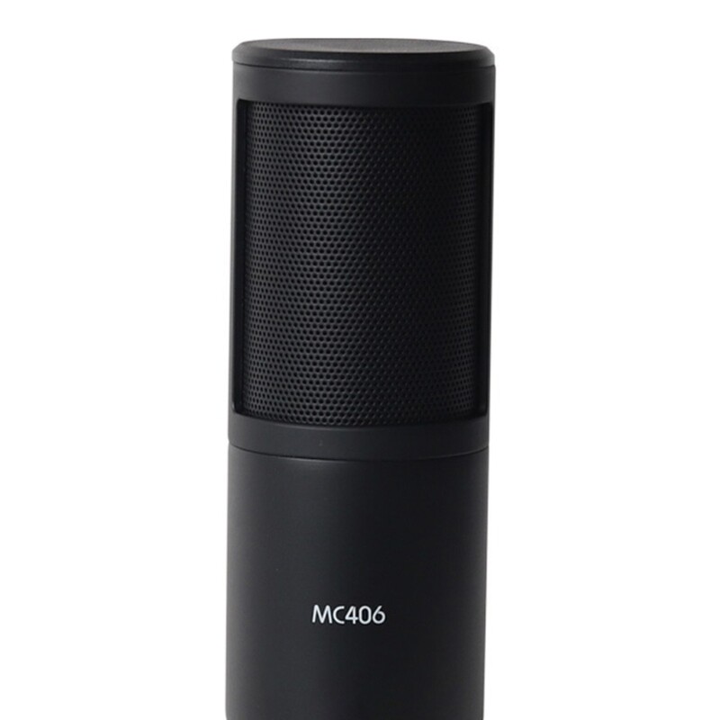MC406 Studio Condenser Microphone 360 Rotate For Streaming Podcasting