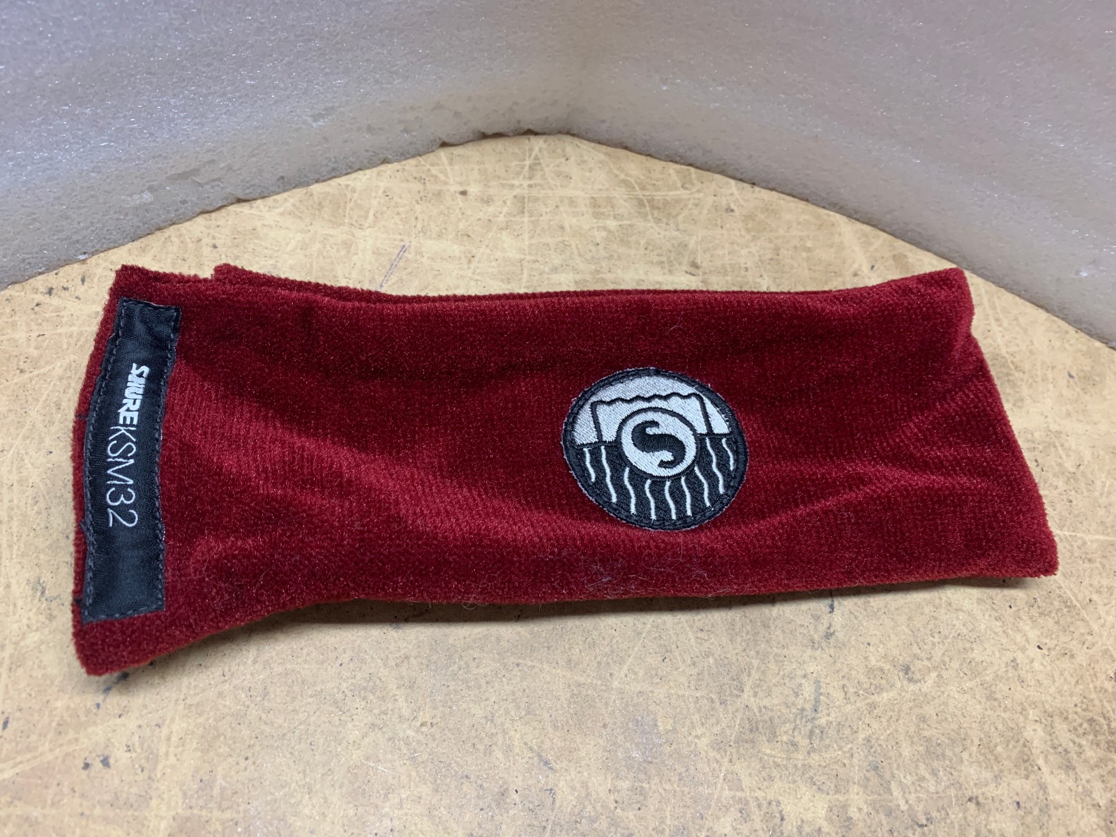 SHURE A32VB VELVETEEN PROTECTIVE POUCH FOR KSM32 MICROPHONE-VINTAGE! MAKE OFFER!