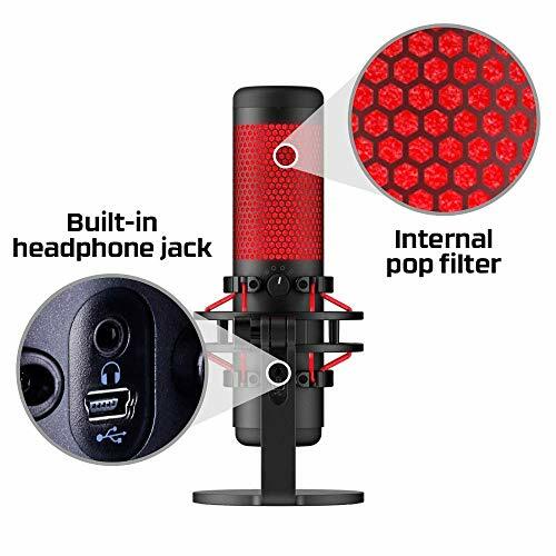 Kingston HyperX QuadCast Standalone Microphone HX-MICQC-BK NEW