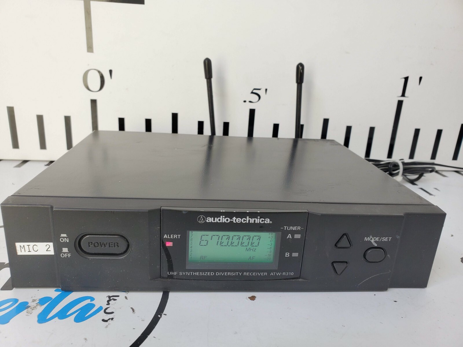 Audio Technica ATW-R310 UHF Wireless Microphone Receiver 655-680MHz #2