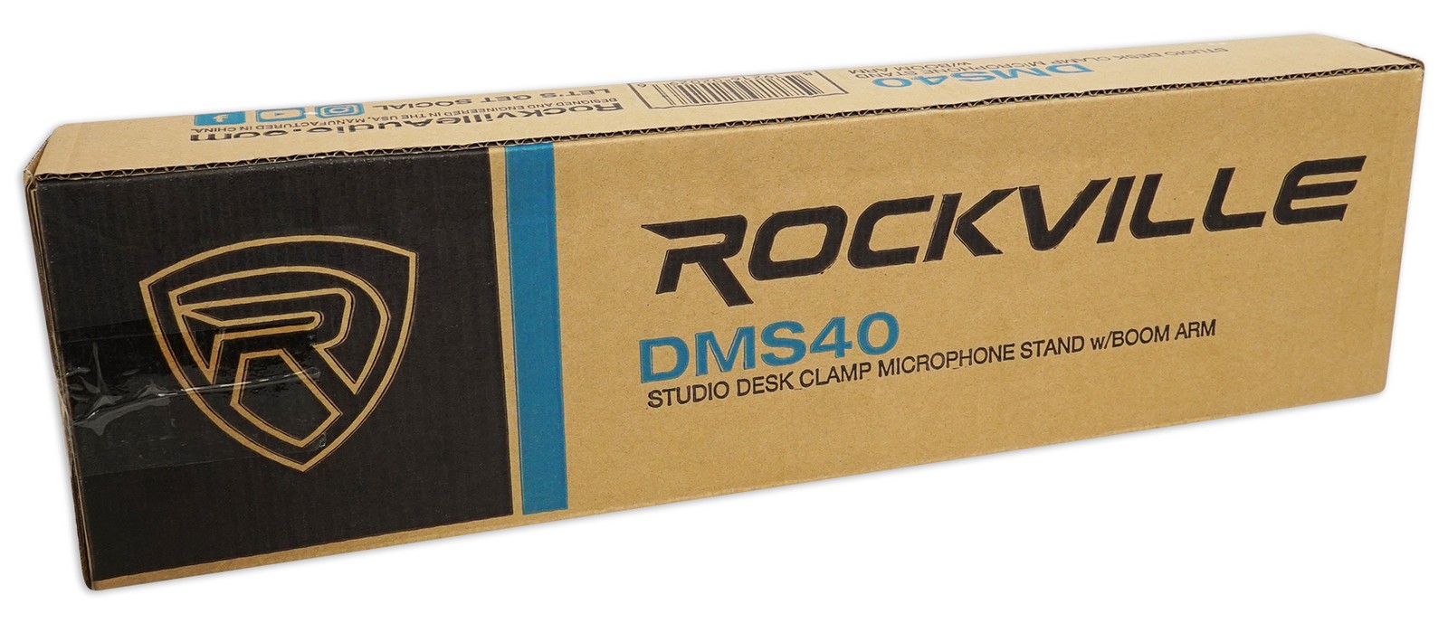 Rockville 3 Pack of Microphones+Case+Boom Arms For Podcast Podcasting Broadcast