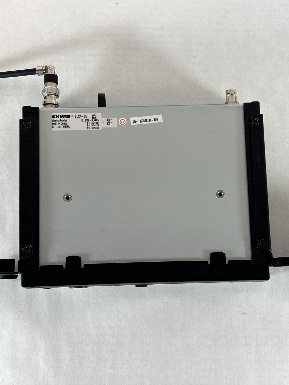 Shure SLX4-G5 494-518MHz Wireless Microphone Receiver (RECIEVER ONLY) Tested