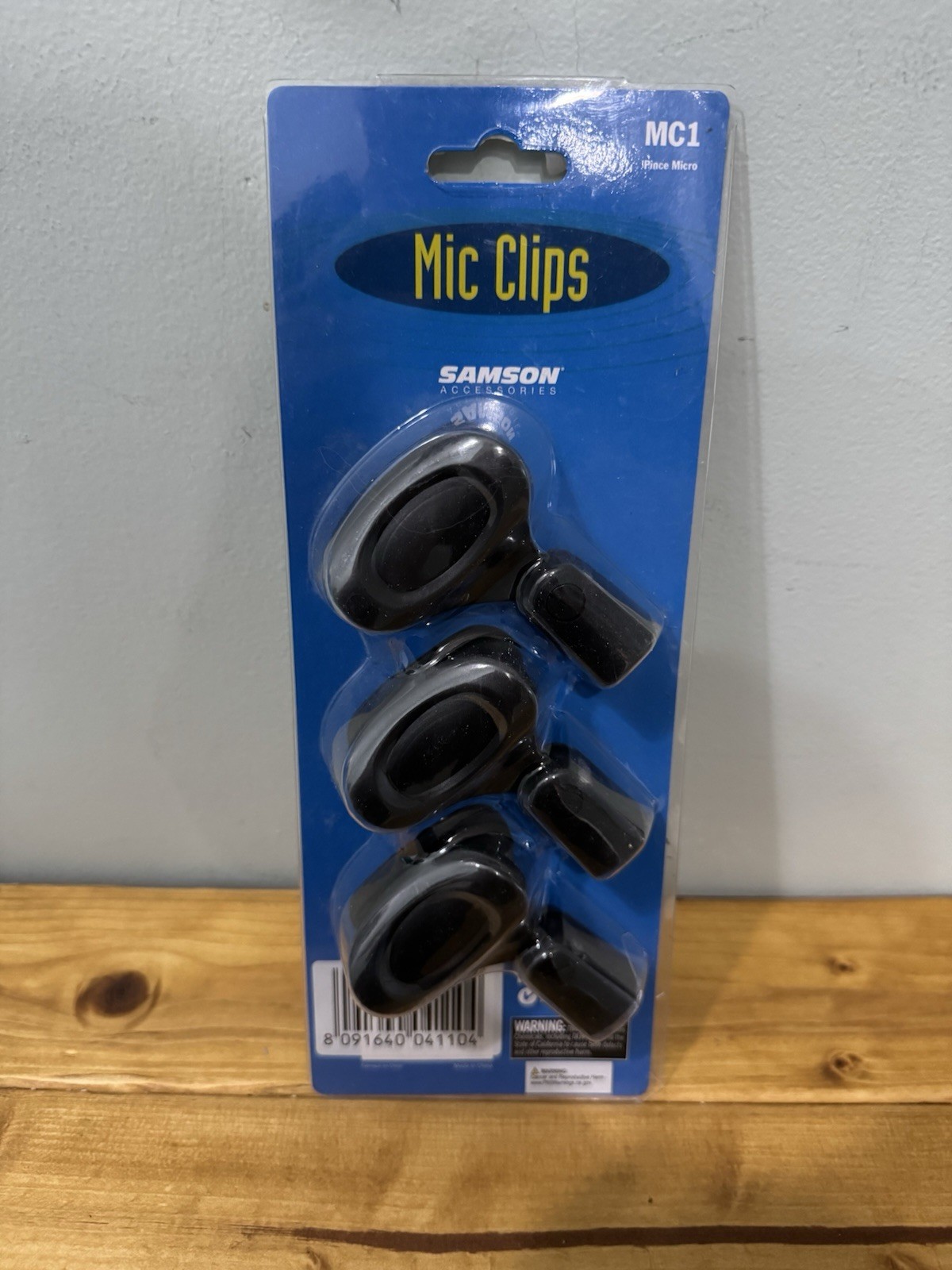 Samson 3-Pack Microphone Mic Clips Pack – MC1 Heavy Duty